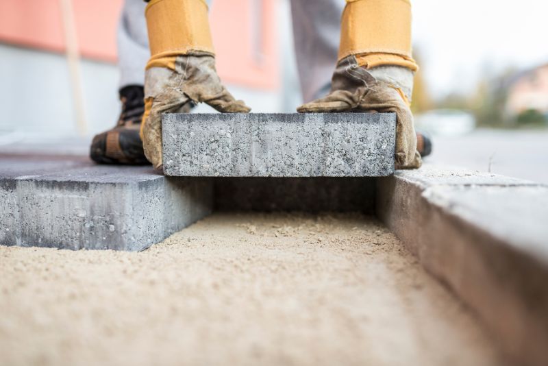 A photo of a concrete slab being laid in childers